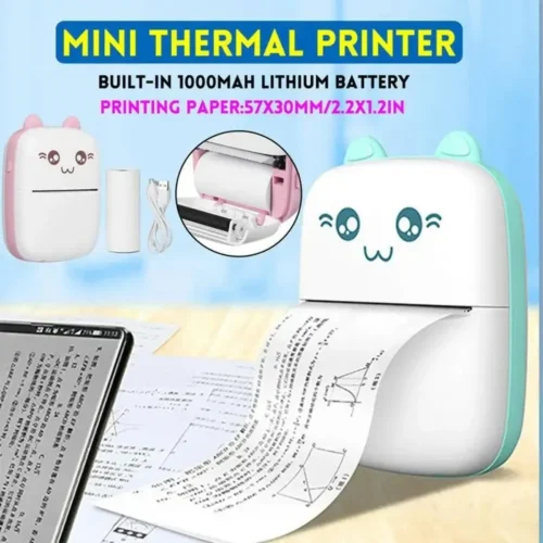 mini printer طابعة محمولة