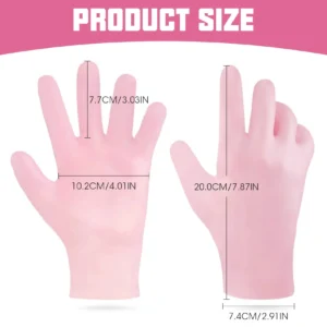 قفازات جل سيليكون مرطبة