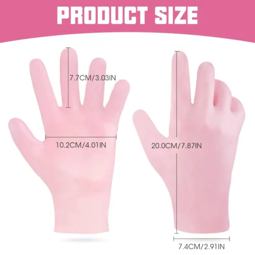 قفازات جل سيليكون مرطبة