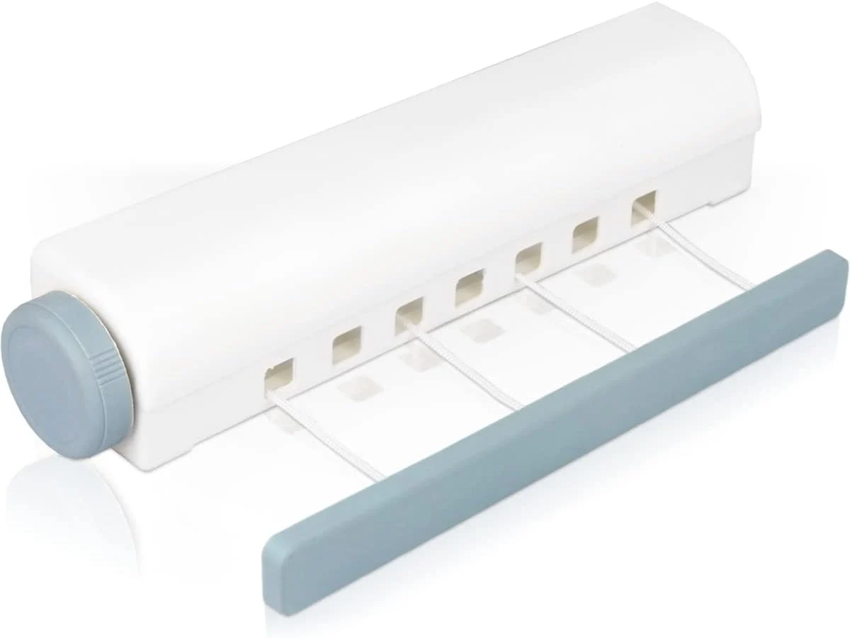 منشر ملابس جداري قابل للتمديد