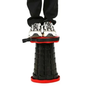 Chaise pliante ronde portable en plastique,