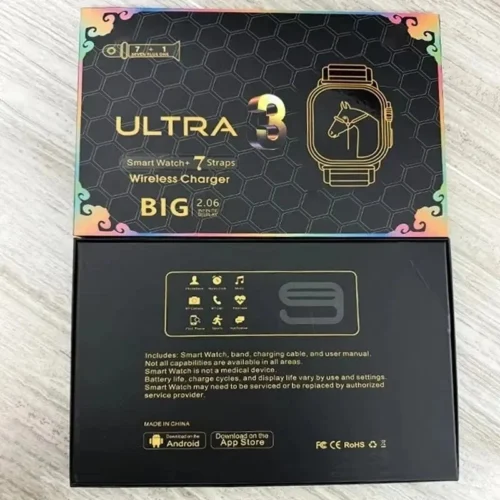 Ultra 3 Smartwatch 2.2HD Amoled