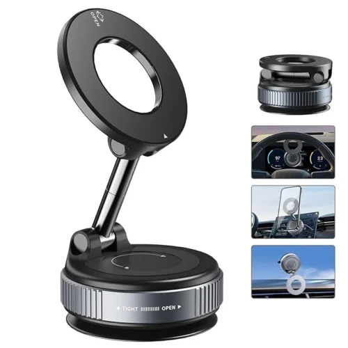 حامل هاتف السيارة المغناطيسي القابل للطي