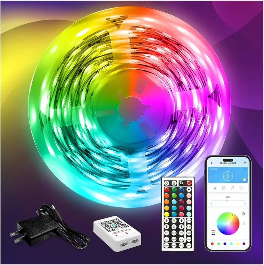 RGB LED، أي غرفة تولّي عصرية، دافئة، أو حفلة بضغطة زر.